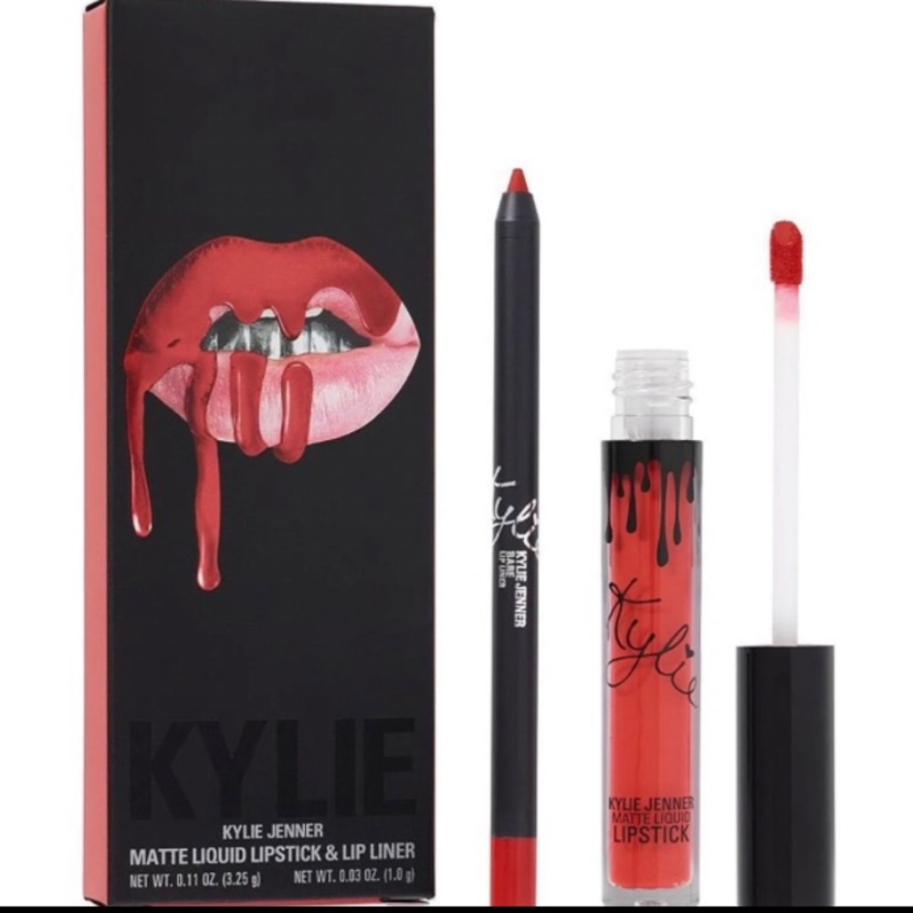 KYLIE JENNER MATTE LIQUID LIPSTICK & LIP LINER - BOSS (NEW)